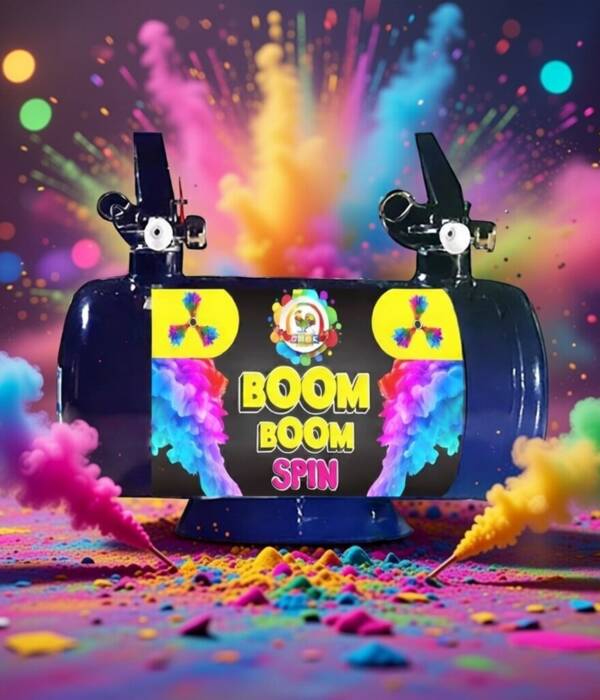 Holi Colour Cylinder | Big Colour Cloud Effect