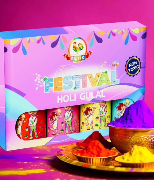 Gulal Pack of 4 | Safe & Vibrant Holi Colours