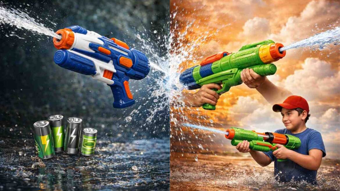Battery Powered vs Manual Pump Water Guns – Which Is Better