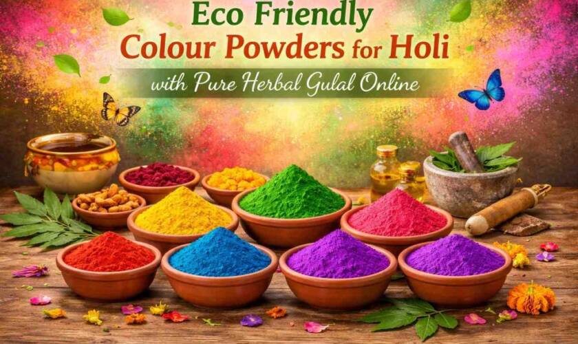 Eco Friendly Colour Powders for Holi with Pure Herbal Gulal Online