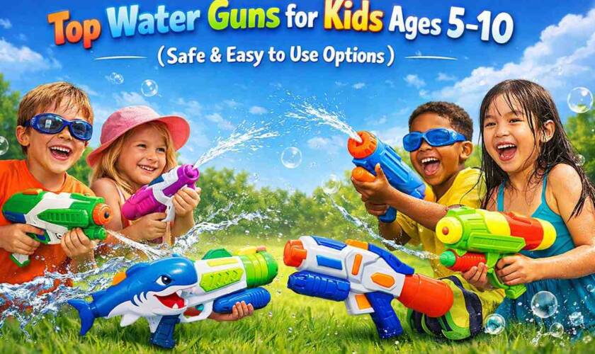 Top Water Guns for Kids Ages 5–10 (Safe & Easy to Use Options)